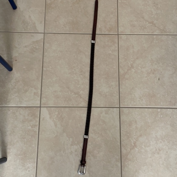 Brighton Brown Leather Belt SzMed - Picture 8 of 9